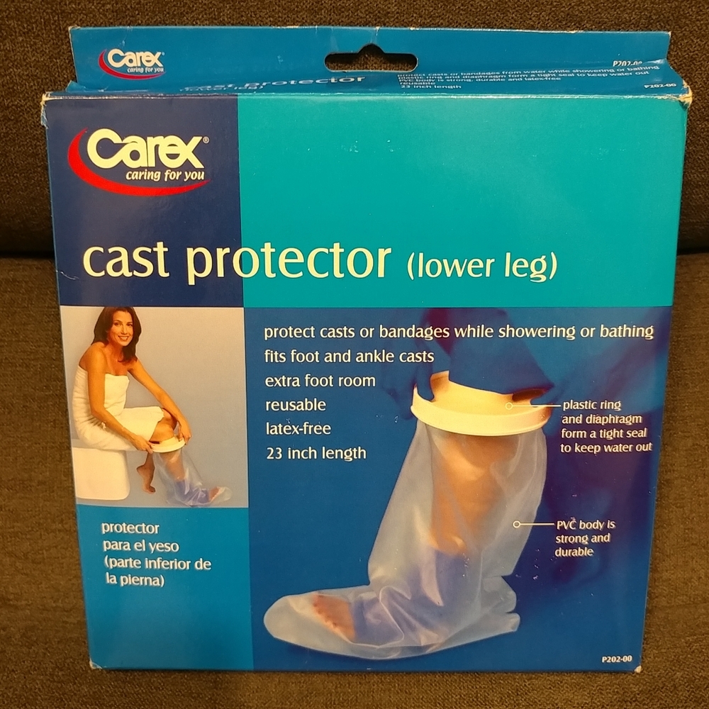 Carex Cast Protector Lower Leg New Open Box
